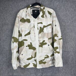 G Star Raw Camo Deline Overshirt Size Large Camo Multi pocket